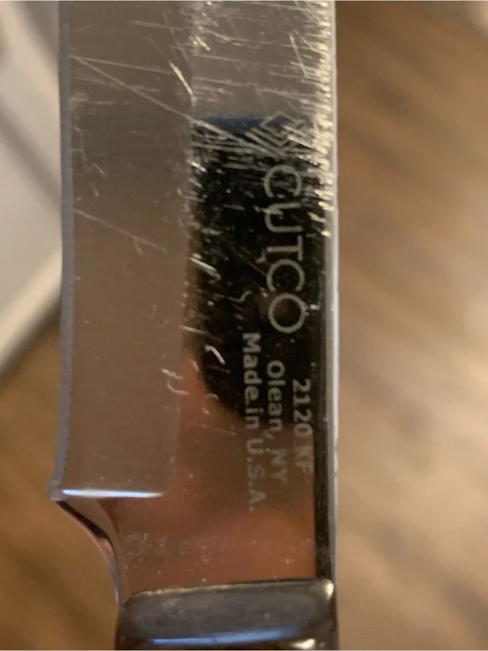 Cutco 2120 KF Paring Knife 4” Blade Classic Black Handle Made in USA
